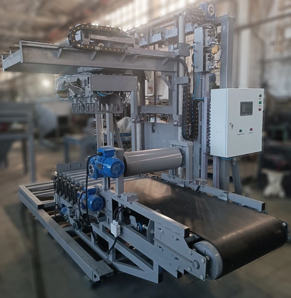 Фото Мобильный робот-паллетоукладчик, паллетизатор, робот-паллетайзер