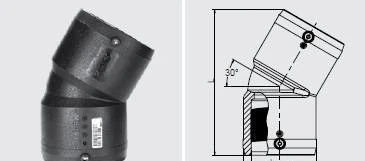 Фото Отвод 30 град.w 30° d110 frialen