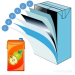 фото Многослойный материал и комплектующие для изготовления упаковки типа «-Брик»