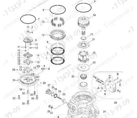 Фото Гидромоторы редукторов поворота для экскаваторов Hitachi