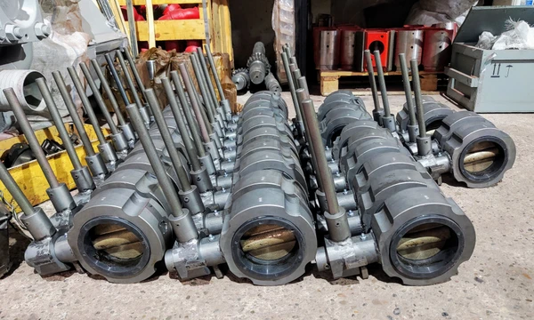 Фото Купить у производителя - Шиберная заслонка АФНИ.305365.006 ОФСП.305365.006 затвор дисковый поворотный СИН100.07.000