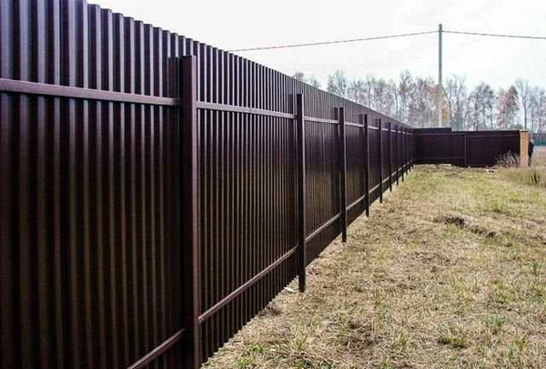 Фото Забор из профлиста