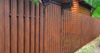 Фото Установка металических заборов и огорождений
