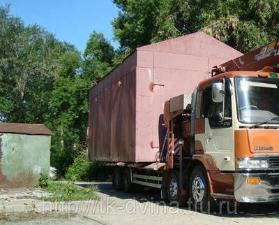 Фото Перевозка гаражей, контейнеров, бытовок