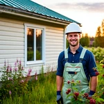 Фото №3 Наружная отделка дома из газобетона. Утепление стен