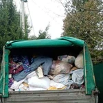 Вывоз мусора на газеле
