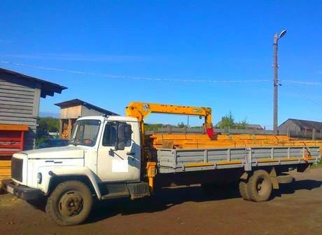 Фото Услуги самопогрузчика. Аренда манипулятора ГАЗ (5 тонн)