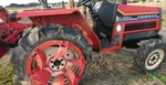 фото Минитрактор Yanmar FD20 Япония 2005 год с фрезой на стоянке