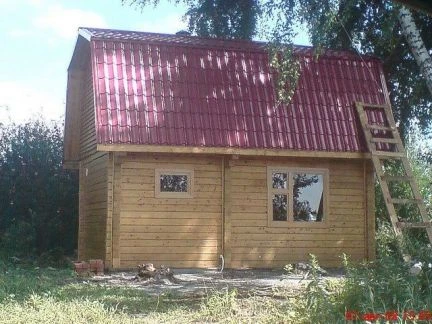 Фото Беседки из бруса. Кровельные работы, заборы