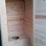 Фото №2 Сборка и установка деревянных туалетов