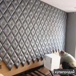 Фото №4 Монтаж/установка панелей из алькантары , кожи, материала