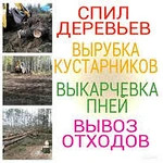 Фото №2 Спил дерева любой сложности расчистка участка