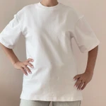 фото Футболка оверсайз плотная (95% хлопок/ 5% лайкра, 230 г/м2, двунитка)