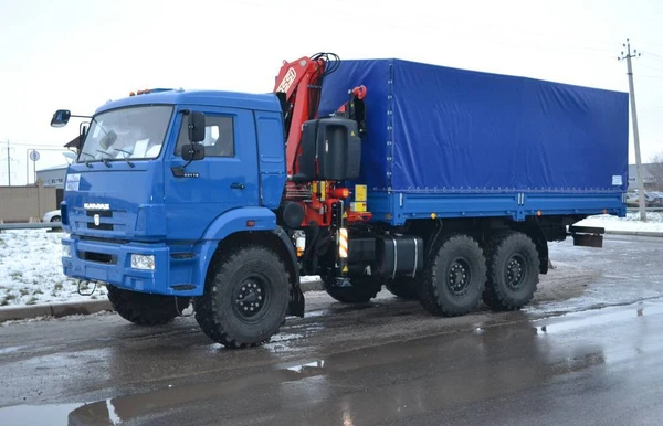 Фото Бортовой КАМАЗ-65117 с манипулятором Fassi 195А.0.25