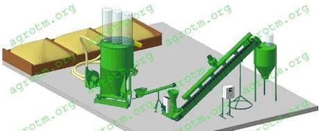 Фото Линия приготовления рассыпного комбикорма