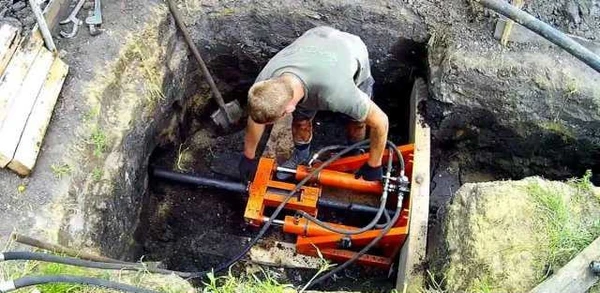 Фото Прокол грунта под дорогой,горизонтально направленн
