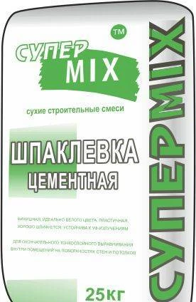 Фото Шпаклевка цементная «Супер Mix», 25 кг – от производителя