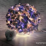 Фото №2 Ночник гортензия ручная работа