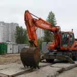 услуги полноповоротного экскаватора doosan 210w-v