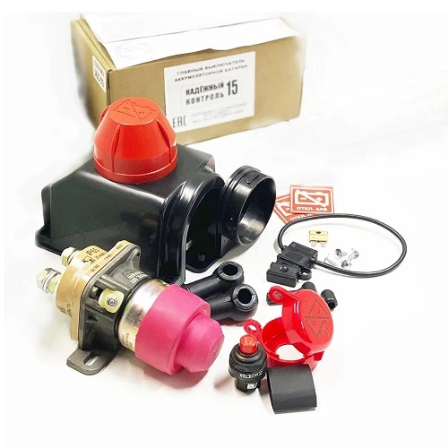 Фото Главный выключатель аккумуляторной батареи 12В и 24В (кнопка массы)