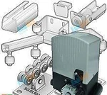 фото Алютех автоматика и коплектация для откатных ворот