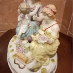 Фото №3 Статуэтка фарфоровая 22х24 см Volkstedt Германия