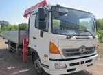 фото Hino 500 6 тонн бортовой грузовик с КМУ Unic (Юник) 374