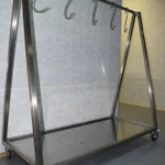 Фото №4 Вешало для полутуш. Стойка из нержавейки для подвешивания мясных туш.