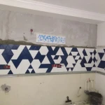 Поклейка обоев покраска стен и поклейка потолочного плинтуса