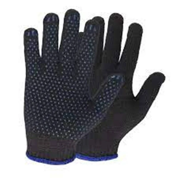 Перчатки рабочие ХБ 5 нитей 10 класс с ПВХ ТОЧКА ЛЮКС