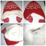 Зимняя шапка снуд шарф