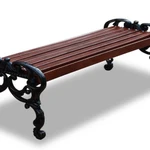 Фото №3 Банкетка чугунная «ТРОН» (1,5 м)