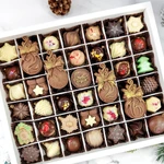 фото Новогодний сладкий набор шоколада ручной работы