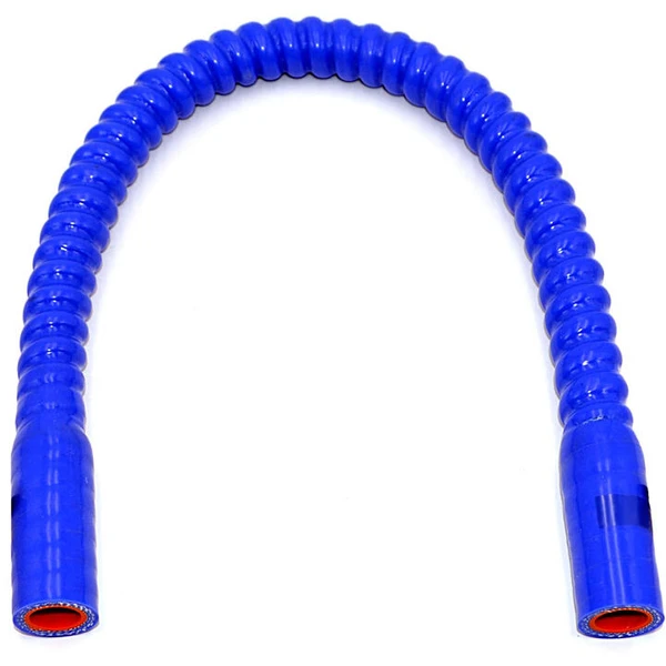 Патрубок силиконовый гофрированный усиленный Ф 32 600