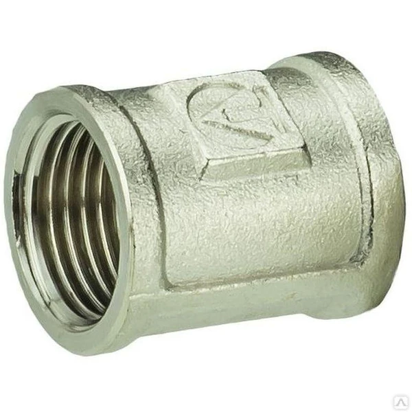 Муфта Ду 40 ГОСТ 8954-75 чугунная, оцинк, прямая