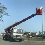 Аренда японской автовышка с высотой подъёма 16 метром