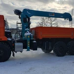 фото Бортовой КАМАЗ-43118 с тросовым КМУ HKTC HLC-8016