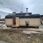 Фото №14 Баня-бочка квадра 6*2 под ключ от производителя