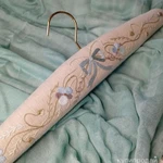 Фото №2 Мягкие плечики для одежды "Бирюза"