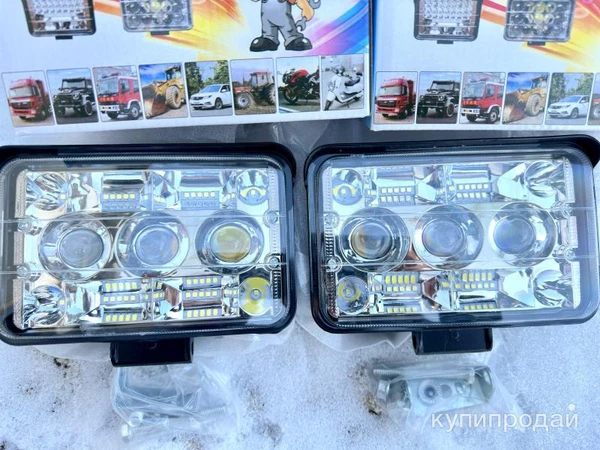 Фото Туманки Мощные Яркие 192 ватт (2 шт) 12-24 вольт