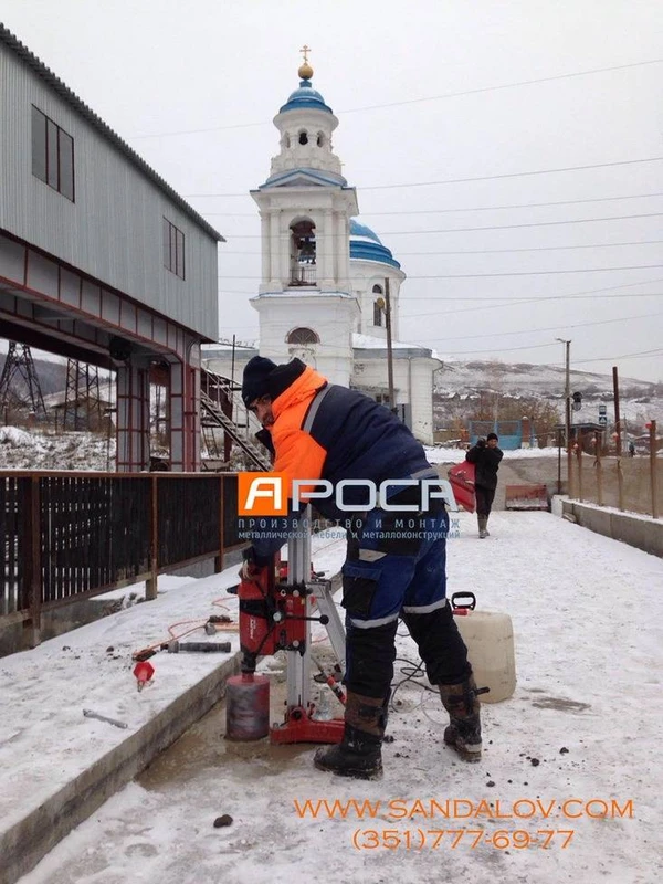 Фото Алмазное бурение/сверление отверстий в бетоне, ЖБИ