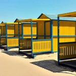 Фото №9 Изготавливаем пляжные домики