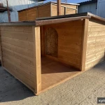 Фото №3 Утепленная будка для собаки с верандой