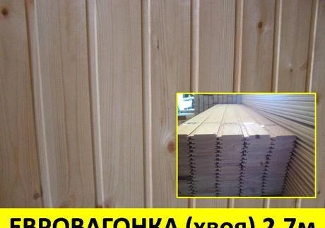 Фото Евро вагонка (хвоя) 2,7м