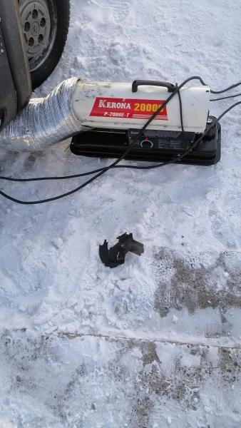 Фото Отогрев авто