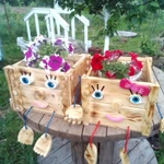 Фото №2 Кашпо деревянное