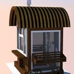 Фото №3 Киоска - карета для продажа цветов