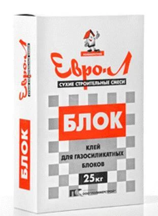 Фото Клей для газоблоков БЛОК "ЕВРО-Л"