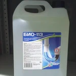 фото Средство для устранения засоров в трубах био 113