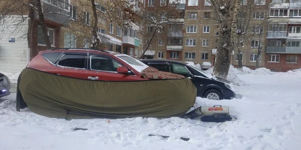 Фото Отогрев авто
